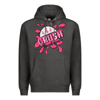 Charcoal Heather crush breast cancer Premium Hoodie - MaliasSmallBusiness
