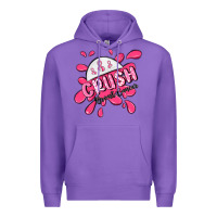 Purple crush breast cancer Premium Hoodie - MaliasSmallBusiness