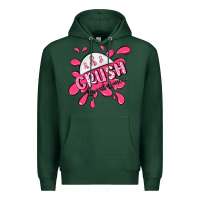 Sports Green crush breast cancer Premium Hoodie - MaliasSmallBusiness