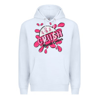 White crush breast cancer Premium Hoodie - MaliasSmallBusiness
