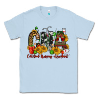 Dusty Blue christmas cna certified nursing assistant Classic Tee - FaDigitalArtStudio