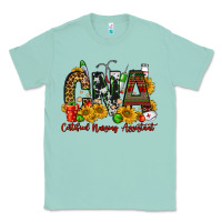 Seafoam christmas cna certified nursing assistant Classic Tee - FaDigitalArtStudio
