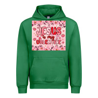 Emerald jesus is my valentine Urban Hoodie - MaliasSmallBusiness