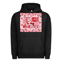 Pigment Black jesus is my valentine Urban Hoodie - MaliasSmallBusiness