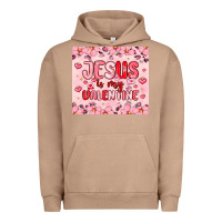 Pigment Burro jesus is my valentine Urban Hoodie - MaliasSmallBusiness