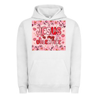 Pigment Lunar Rock jesus is my valentine Urban Hoodie - MaliasSmallBusiness