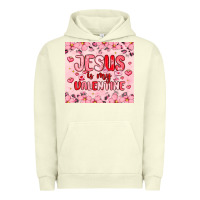 Pigment Pistachio jesus is my valentine Urban Hoodie - MaliasSmallBusiness