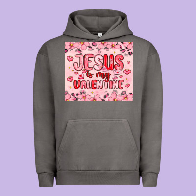 Jesus Is My Valentine Urban Hoodie Designed By Maliassmallbusiness