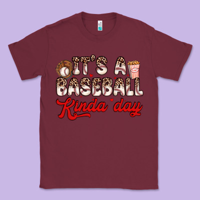 It S A Baseball Kinda Day Classic Tee Designed By Zillion Design Studio
