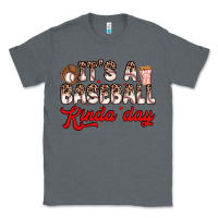 Charcoal Heather it s a baseball kinda day Classic Tee - Zillion Design Studio