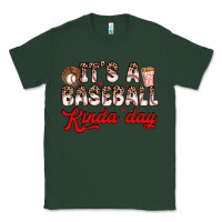 Sports Green it s a baseball kinda day Classic Tee - Zillion Design Studio