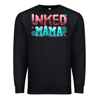 Black inked mama Premium Sweatshirt - AdoDesignShop