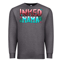 Charcoal Heather inked mama Premium Sweatshirt - AdoDesignShop