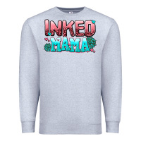 Heather Grey inked mama Premium Sweatshirt - AdoDesignShop