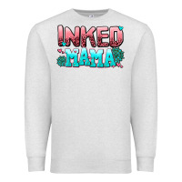 Oatmeal Heather inked mama Premium Sweatshirt - AdoDesignShop