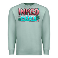 Seafoam inked mama Premium Sweatshirt - AdoDesignShop