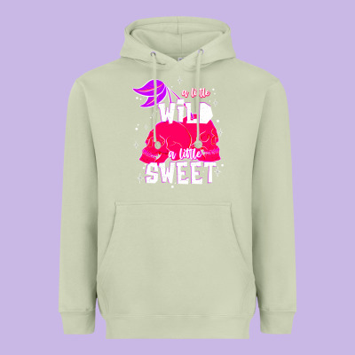 A Little Wild A Little Sweet Heavyweight Hoodie Designed By Jahusdesignshop