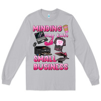 Moon Dust minding my own small business Long Sleeve Tee - texasbilliewilder