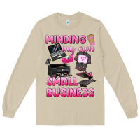 Mushroom minding my own small business Long Sleeve Tee - texasbilliewilder