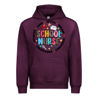 Mauve Wine school nurse Urban Hoodie - MaliasSmallBusiness