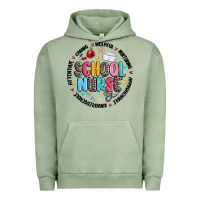 Pigment Oil Green school nurse Urban Hoodie - MaliasSmallBusiness