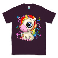 Plum unicorn Classic Tee - Zillion Design Studio