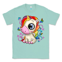 Seafoam unicorn Classic Tee - Zillion Design Studio