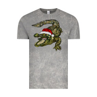 Cloud Rock Christmas alligator Vintage Tee - BarkalooDesign