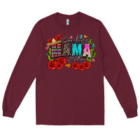 Burgundy badass mama cita Long Sleeve Tee - Zillion Design Studio
