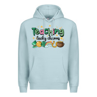 Blue Mist teaching lucky charm Premium Hoodie - MaliasSmallBusiness