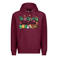 Burgundy teaching lucky charm Premium Hoodie - MaliasSmallBusiness