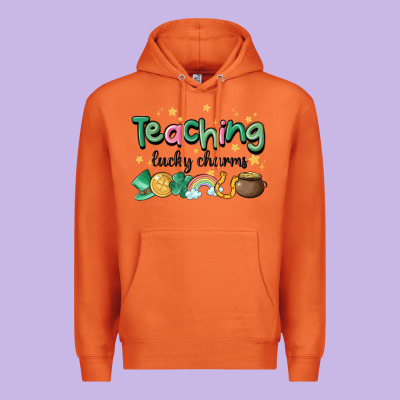 Teaching Lucky Charm Premium Hoodie Designed By Maliassmallbusiness