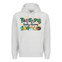 Dove Grey teaching lucky charm Premium Hoodie - MaliasSmallBusiness