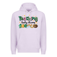 Lilac teaching lucky charm Premium Hoodie - MaliasSmallBusiness