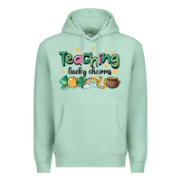 Seafoam teaching lucky charm Premium Hoodie - MaliasSmallBusiness
