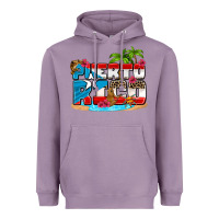 Lavender puerto rico and flowers with frog Heavyweight Hoodie - AdoDesignShop