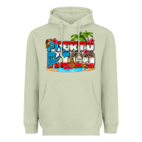 Matcha puerto rico and flowers with frog Heavyweight Hoodie - AdoDesignShop