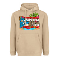 Mushroom puerto rico and flowers with frog Heavyweight Hoodie - AdoDesignShop