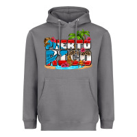 Storm puerto rico and flowers with frog Heavyweight Hoodie - AdoDesignShop