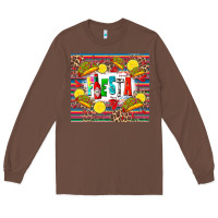 Chestnut taco fiesta Long Sleeve Tee - Zillion Design Studio