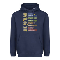 Navy bible verses Heavyweight Hoodie - JahusDesignShop
