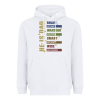 White bible verses Heavyweight Hoodie - JahusDesignShop