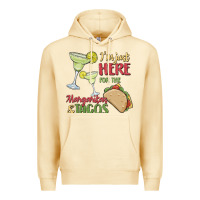 Pina Colada i'm here for the margaritas and tacos Premium Hoodie - MaliasSmallBusiness