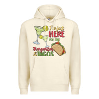 Sandshell i'm here for the margaritas and tacos Premium Hoodie - MaliasSmallBusiness