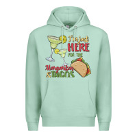 Seafoam i'm here for the margaritas and tacos Premium Hoodie - MaliasSmallBusiness