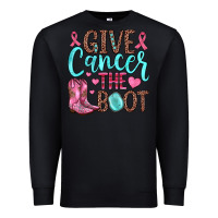 Black give cancer the boot Premium Sweatshirt - JahusDesignShop