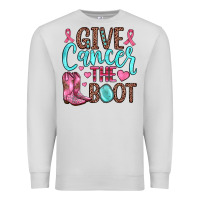 Dove Grey give cancer the boot Premium Sweatshirt - JahusDesignShop