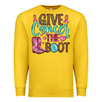 Lemon give cancer the boot Premium Sweatshirt - JahusDesignShop