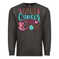 Smoke give cancer the boot Premium Sweatshirt - JahusDesignShop