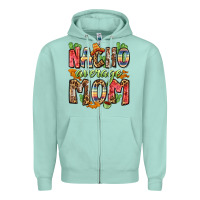 Seafoam nacho average mom Zipper Hoodie - Zillion Design Studio